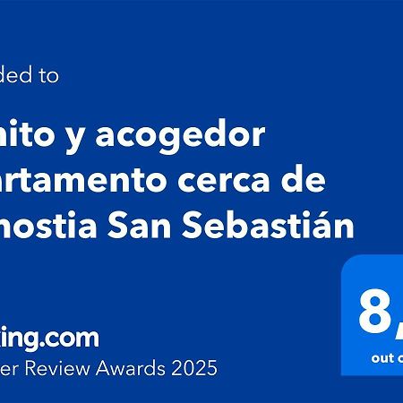Bonito Y Acogedor Apartamento Cerca De Donostia San Sebastian Lezo Dış mekan fotoğraf